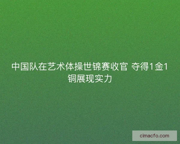 中国队在艺术体操世锦赛收官 夺得1金1铜展现实力